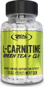 Real Pharm REAL PHARM L-Carnitine Green Tea+CLA 90caps 1