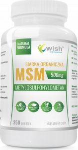 WISH WISH Msm 500mg 250tabs 1