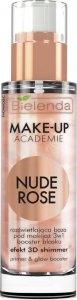 Bielenda Bielenda Make-Up Academie Rozświetlająca Baza pod makijaż 3w1 Nude Rose - efekt 3D shimmer 30g 1