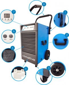 CLIMATIVE Osuszacz powietrza budowlany Climative DH-50 PRO 13