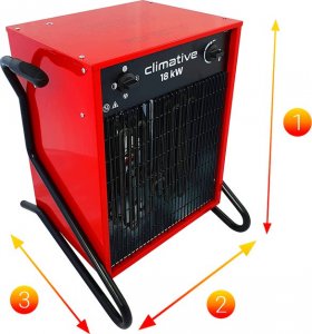 CLIMATIVE Polska nagrzewnica elektryczna Climative EH-18 kW 6