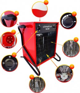 CLIMATIVE Polska nagrzewnica elektryczna Climative EH-18 kW 8