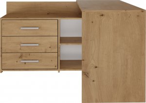 Biurko Topeshop BIURKO NAROŻNE DUŻE KOMPUTEROWE DANY DĄB ARTISAN 5