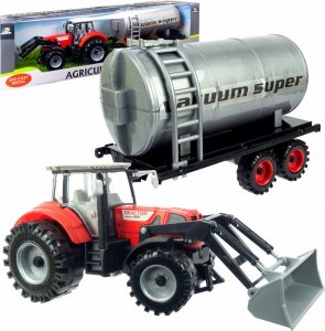 Duży Traktor z Przyczepą Ciągnik NAPĘD Ruchome elementy 1