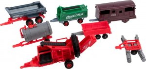 DUŻY Zestaw Farma Maszyny rolnicze TRAKTOR KOMBAJN 3