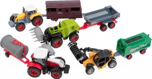 DUŻY Zestaw Farma Maszyny rolnicze TRAKTOR KOMBAJN 5