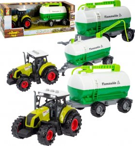 Ciągnik Traktor z Przyczepą Zestaw Rolniczy Farmer 1