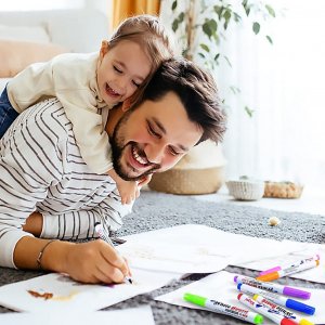 MAGICZNE MARKERY pisaki do rysowania na wodzie + ŁYŻKA 8