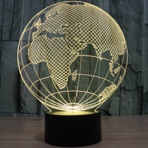 Lampka Nocna 3D LED Lampa Wielokolorowa 6