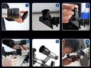 Luneta Luneta teleskop na statywie okular 20x 30x 40x 4