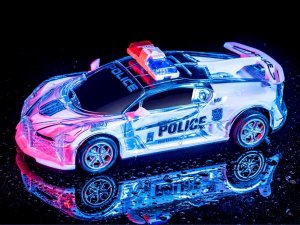 Policja Radiowóz wóz Policyjny Światło Dźw. Napęd 2