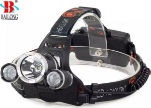 Latarka czołowa 4kom.pl Latarka czołowa LED CREE XM-L T6 czołówka lampa na głowę 1