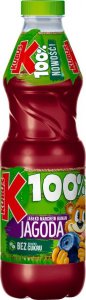 Kubuś Kubuś Sok 100% jagoda, jabłko, marchew, banan 850ml 1