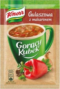 KNORR Knorr Gorący kubek gulaszowa z makaronem 16 g 1