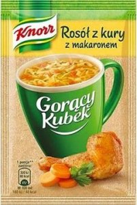 KNORR Knorr Gorący Kubek Rosół z kury z makaronem 12g 1