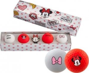 Volvik morele Piłki golfowe VOLVIK DISNEY MINNIE PACK (zestaw 4 piłek z markerem) 1