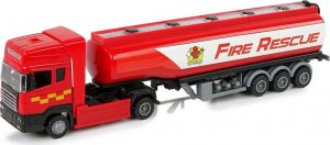 LeanToys Ciężarówka Cysterna Czerwona Straż Pożarna 30 cm Długości 1