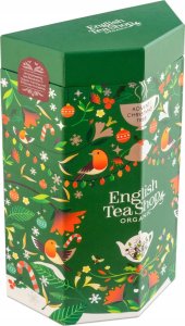 Kalendarz adwentowy English Tea Shop Zestaw herbatek Chrismas Tree 25 piramidek BIO 50g 5