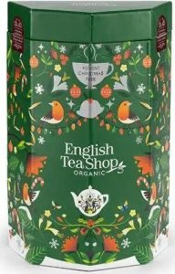 Kalendarz adwentowy English Tea Shop Zestaw herbatek Chrismas Tree 25 piramidek BIO 50g 6