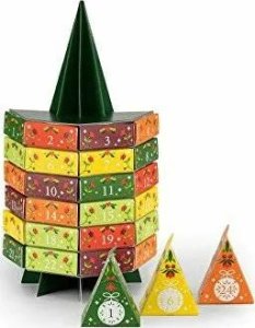 Kalendarz adwentowy English Tea Shop Zestaw herbatek Chrismas Tree 25 piramidek BIO 50g 7