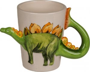 Out of the blue Biały Kubek Dinozaur 3D - Różne Wzory 4
