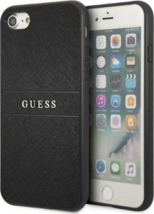 Guess Etui Guess GUHCI8PSASBBK Apple iPhone SE 2022/SE 2020/8/7 czarny/black Saffiano Strap 1