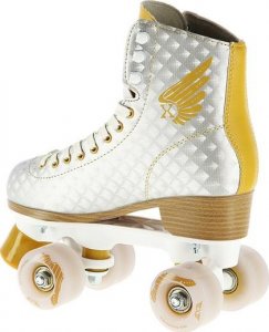 Nils Extreme Wrotki NQ14198 Srebrno-złote r. 37 2