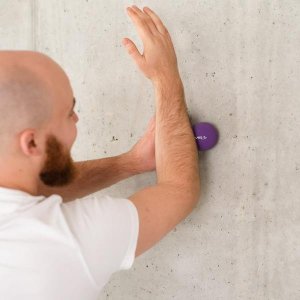 HMS BLC02 VIOLET LACROSSE PODWÓJNA PIŁKA DO MASAŻU HMS 4