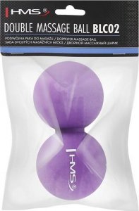 HMS BLC02 VIOLET LACROSSE PODWÓJNA PIŁKA DO MASAŻU HMS 7