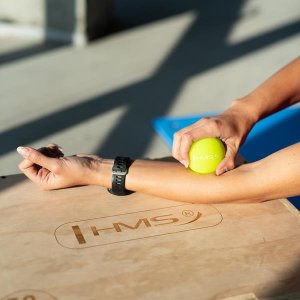 HMS BLC01 GREEN LACROSSE POJEDYNCZA PIŁKA DO MASAŻU HMS 8