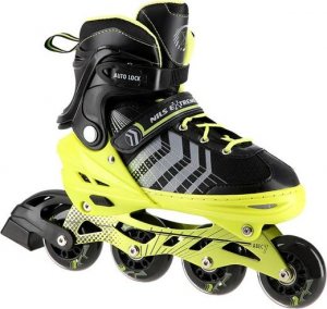 Rolki Nils Extreme NH18192 z wymienną płozą regulowane zielone r. 39-43 12