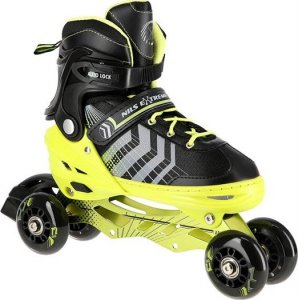 Rolki Nils Extreme NH18192 z wymienną płozą regulowane zielone r. 39-43 10