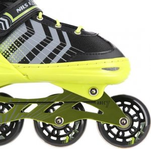 Rolki Nils Extreme NH18192 z wymienną płozą regulowane zielone r. 34-38 12