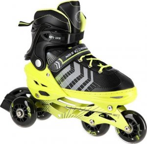 Rolki Nils Extreme NH18192 z wymienną płozą regulowane zielone r. 34-38 9