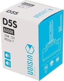 Vision Żarówka ksenonowa VISION D5S 6000K 12V 25W PK32d-7 3