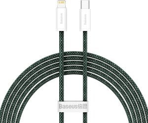 Kabel USB Baseus USB-C - Lightning 2 m Zielony (BSU3876) 1