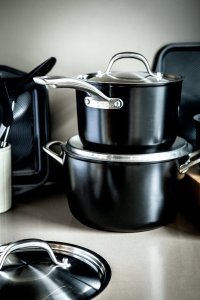 Meyer Meyer Circulon Ultimum rondel z kutego aluminium z powłoką Ultra Total non-stick 20 cm 3,8 litra ME10862GT 10