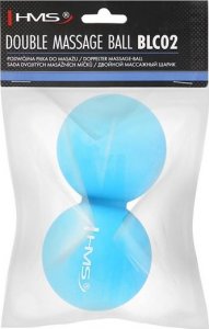 HMS BLC02 BLUE LACROSSE PODWÓJNA PIŁKA DO MASAŻU HMS 8