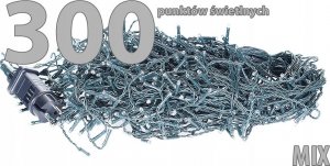 Lampki choinkowe Rum-Lux Lampki choinkowe zew. sople LZS-ECO-LED-300 mix RUM-LUX 2