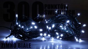 Lampki choinkowe Rum-Lux Lampki choinkowe zew. sople LZS-ECO* LED-500 zimny biały RUM-LUX 2