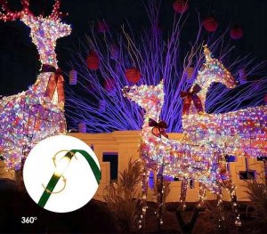 Lampki choinkowe 200 LED kolorowe 1