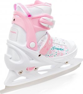 Rolki Raven Inlineskates Rosi z wymienną płozą regulowane różowe r. 28-32 12