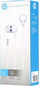 Słuchawki HP DHE-7000, słuchawki z mikrofonem, regulacja głośności, biała, 2.0, douszne typ 3.5 mm jack 5