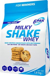 6PAK Nutrition 6PAK Nutrition Milky Shake Whey 1800g Cookies 1