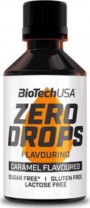 BIOTECH USA Zero Drops 50ml AROMAT SMAKOWY Caramel 1