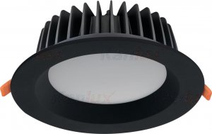 Kanlux Oczko sufitowe podtynkowe czarne LED Kanlux TIBERI 35675 1
