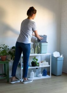 Kosz na śmieci Curver 5 lL szary (136/341-2) 5