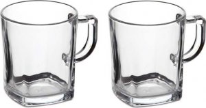 Pasabahce Komplet 2 szt szklanek z uchem kawa herbata 370 ml 2