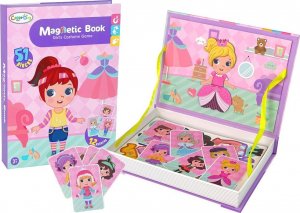 LeanToys Magnetyczna Układanka Książka Przebieralnia Kostiumy 1