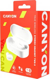 Słuchawki Canyon TWS-2 białe (CND-TBTHS2W) 3